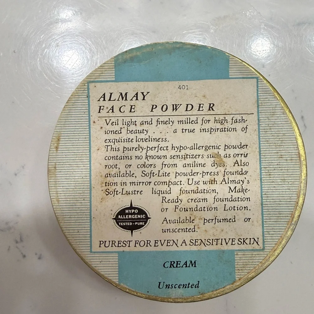 Rare Vintage Almay Face Powder